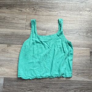A New Day Green Sleeveless Women's Top
